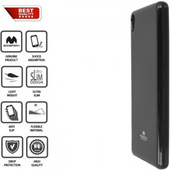 Juodas goospery silikoninis idėklas  (XPERIA L1)
